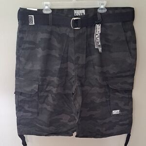 Urban Club Men's Dark Camo Cargo Shorts